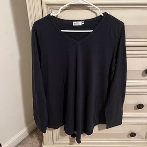 Prairie Cotton Long Sleeve V Shirt